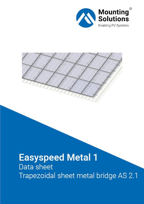MoSo Easyspeed Metal 1 Data sheet trapezoidal sheet metal bridge AS 2.1