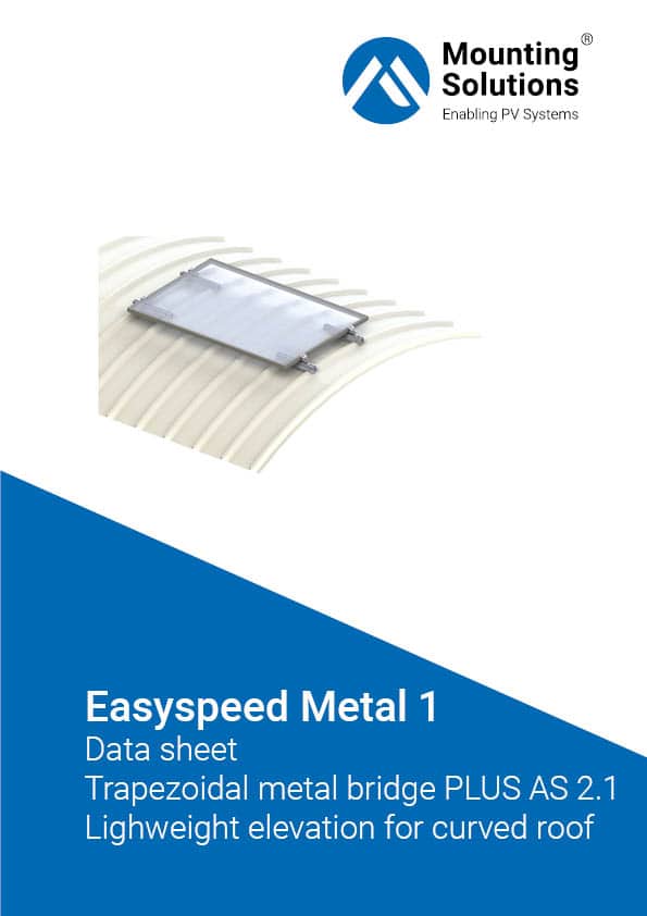 MoSo Easyspeed Metal 1 Data sheet trapezoidal sheet metal bridge PLUS AS 2.1 lightweight elevation curved roof