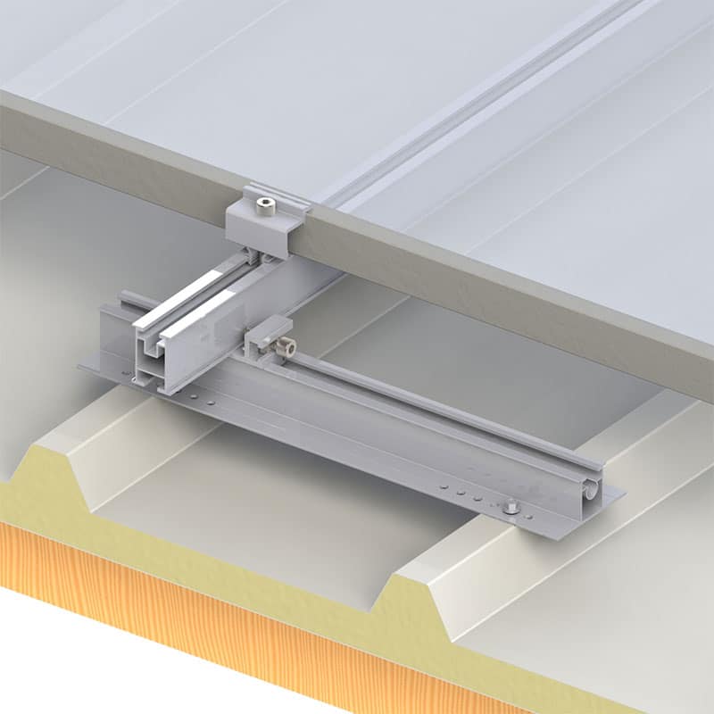Mounting Solutions Easyspeed Metal 1 Sandwichdach Detail montiert